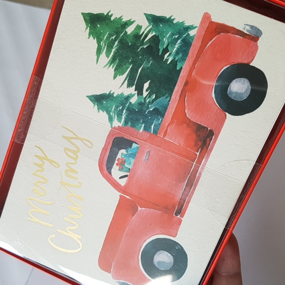 🎅🏼2/26$ NEW 32 pcs Merry Christmas Cards and Red Envelopes 4.25"x6.2" In. - Picture 4 of 9